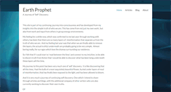 Desktop Screenshot of earthprophet.com