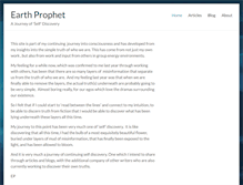 Tablet Screenshot of earthprophet.com